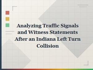 Investigating Left Turn Collision Evidence